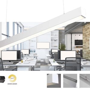 LUMINARIA LINEAL LED LIGHT 40W 120 CM. IP20 4000K